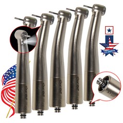 1-5*Dental Fiber Optic LED High Speed Handpiece fit NSK 6Hole Coupler SANDENT sa