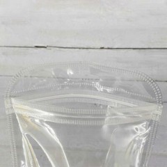 100/200 Clear Waterproof Polypropylene Plastic Zip Seal Bags for Jewelry Storage
