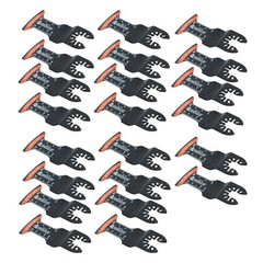 50 PCS Titanium Oscillating Tool Blades Curved Edge Oscillating Saw Blade Kit
