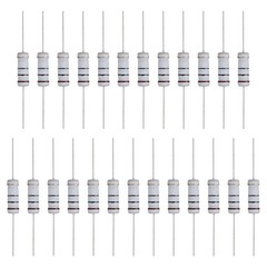 25Pcs 3 Watts 10 Ohm 5% Tolerance Metal Oxide Film Resistors
