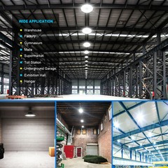 10 Pack 200W UFO LED High Bay Light Shop Industrial Commercial Factory Warehouse