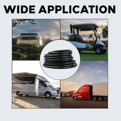 BEST CONNECTIONS 7 Way Trailer Wire 100 Feet Heavy Duty 14 Gauge 7 Conductor