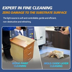SFX 300W Pulse Laser Cleaning Machine Air-Cooled Specially for Wood Cleaning