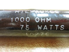 Milwaukee Resistor 1000 Ohms 75 Watts