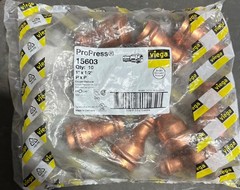 (1 bag Of 10)Viega Propress Copper Reducer 1″x1/2″ 15603