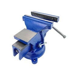 4″ Bench Vise 360° Swivel Base Heavy Duty Bench Vice with Anvil Table Top Clamp
