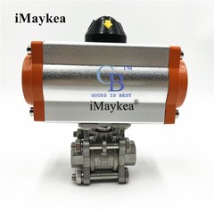 1/2″ NPT Pneumatic Air Actuator Ball Valve Single Acting Spring Return SS304