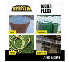 Rubber Flexx Leak Repair & Sealant Spray 18 Oz 100% Flexible Seal Waterproof NEW