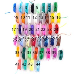 Dental Ortho Elastic Power Chain Rubber Bands Long/Short/Continuous 44 Colors