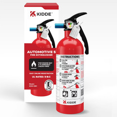 Kidde Auto Fire Extinguisher, UL Rated 5-B:C, Model KD61-5BC