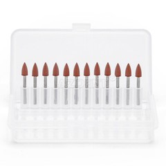 60PCS Dental Polishing Polishers Bur FG 1.6mm Mini Points Brownie Friction Grip