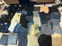 Approx 45x Vintage Branded Trousers Reseller Bundle – Wrangler, Lee, Diesel, Hugo Boss