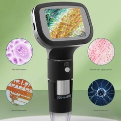 2.4″ Digital Microscope 1600X Magnifier with Stand 8 LED for Soldering Repair