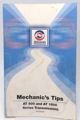 Allison Mechanics Tips Book AT 500 1500 Series Transmissions MT1321EN