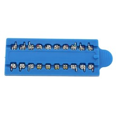 50 Kits Orthodontic Brackets Braces Metal MIM Mini Roth 022 Hooks 345 OC Dental