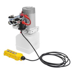 1.6KW Hydraulic Pump 4.5 Double Acting Hydraulic Pump With Wired Handle DC12V