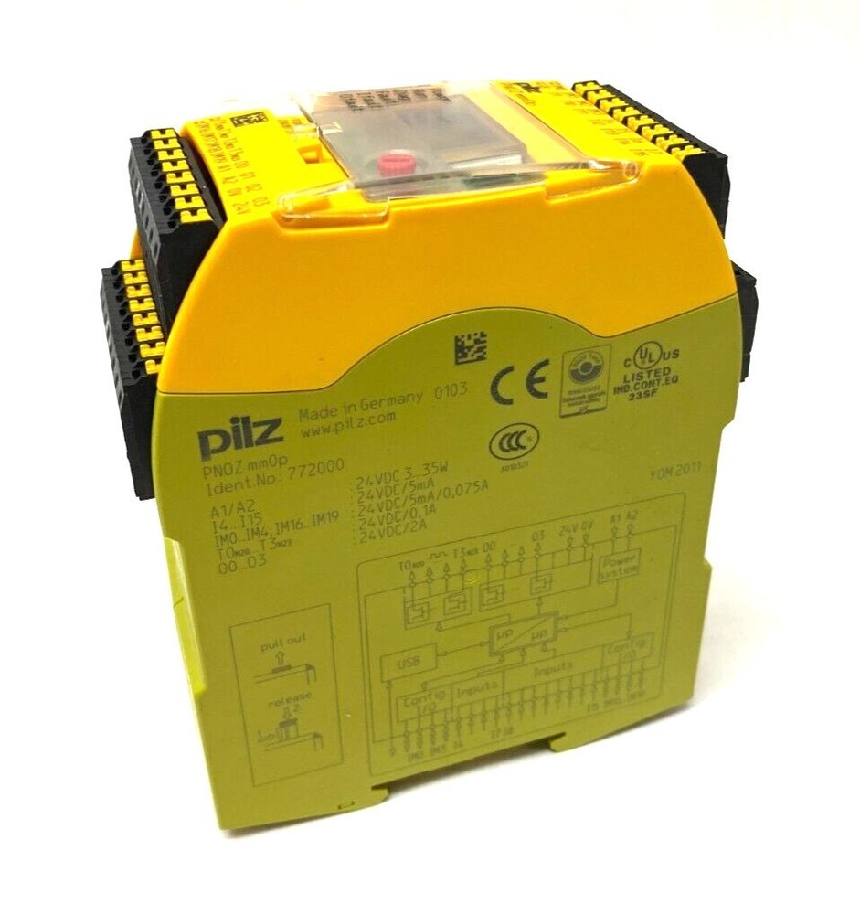 772000 NEW PILZ PNOZ PZE 9 24VDC 8no 1nc 772000 Safety Relay