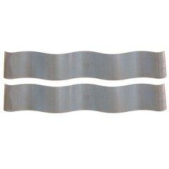 9 Pair 1/8″ Wavy Parallel Set Hardened Stainless Steel 0.0002″
