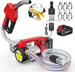Cordless Fuel Transfer Pump Battery Powered 4000mah 21V Diesel Transfer Pump Kit