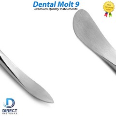 Dental Periosteal Elevator Molt # 9 Titanium Coated Double Ended German Gr