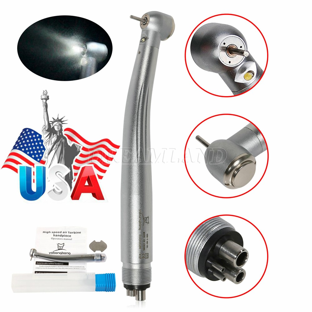 NSK Style Dental LED High Speed Handpiece 3 Spray E-generator 2 Holes or 4 Holes