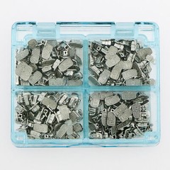 50Sets Dental Orthodontic Monoblock Buccal Tubes 022 1st 2nd Molar MBT Roth Tube