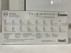 CASE OF 10 BOXES Ansell Nitrile Gloves Chemical Resistance Size XL 92-600