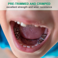 48 Sizes Dental Kids Crown Primary Molar Pediatric Crowns stainless steel Kit