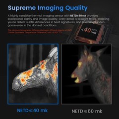Thermal Monocular AI 384*288 Thermal Imager 8X Zoom Thermal Hunting Camera Scope