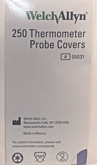 Probe Covers Welch Allyn Thermometers Dispenser Box of 250 #05031