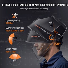 Auto Darkening Grind MIG TIG ARC Welding Helmet True Color Welding Mask Din4-13