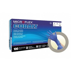 Ansell N193 Microflex Nitrile Exam Gloves, Textured Fingertips, 3.9 Mil,