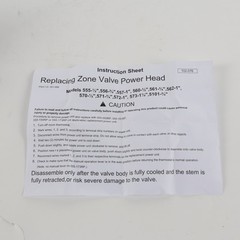 555-050RP Replacement Power Head For 570, 571, 572 & 573 Zone Valves NEW
