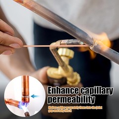 15% Silver Brazing Rods for HVAC Refrigeration 20 Sticks 0.050×1/8×10″