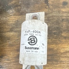 Bussmann FWP-400A 400A 700V AC/DC Current-Limiting HRC Cartridge Fuse 1PK