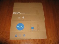 Lot 10 eBay-Branded Boxes With ebay Logo 16″ x 12″ x 8″