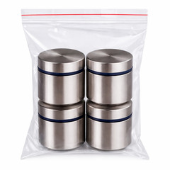 Stainless Steel Standoffs for Signs 1 in. Dia x 3/4 in. (4-Pack)