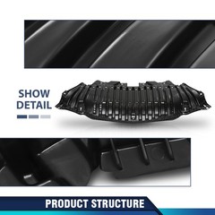 Front Engine Splash Shield for C300 2016-2021 2055200000-PFM Black