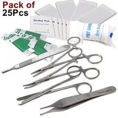 20 pcs Basic Suture Practice Kit First Aid Set Emergency Trauma Survival Pack