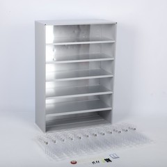 Cigarettes Retail Display Rack Aluminium Cigarettes Cabinet 6 Layers 10 Clips