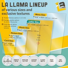 Textured Self Adhesive Laminating Sheets, Smooth Satin Finish, 9 x 11.5 Inche…