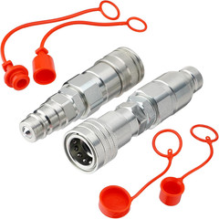 1/2″ Flat Face ISO 16028 to Ag ISO 5675 Pioneer Style Hydraulic Quick Connect Co