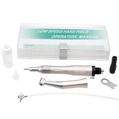 eLabPal Dental Slow Low Speed Handpiece Straight Contra Angle Air Motor 4H New