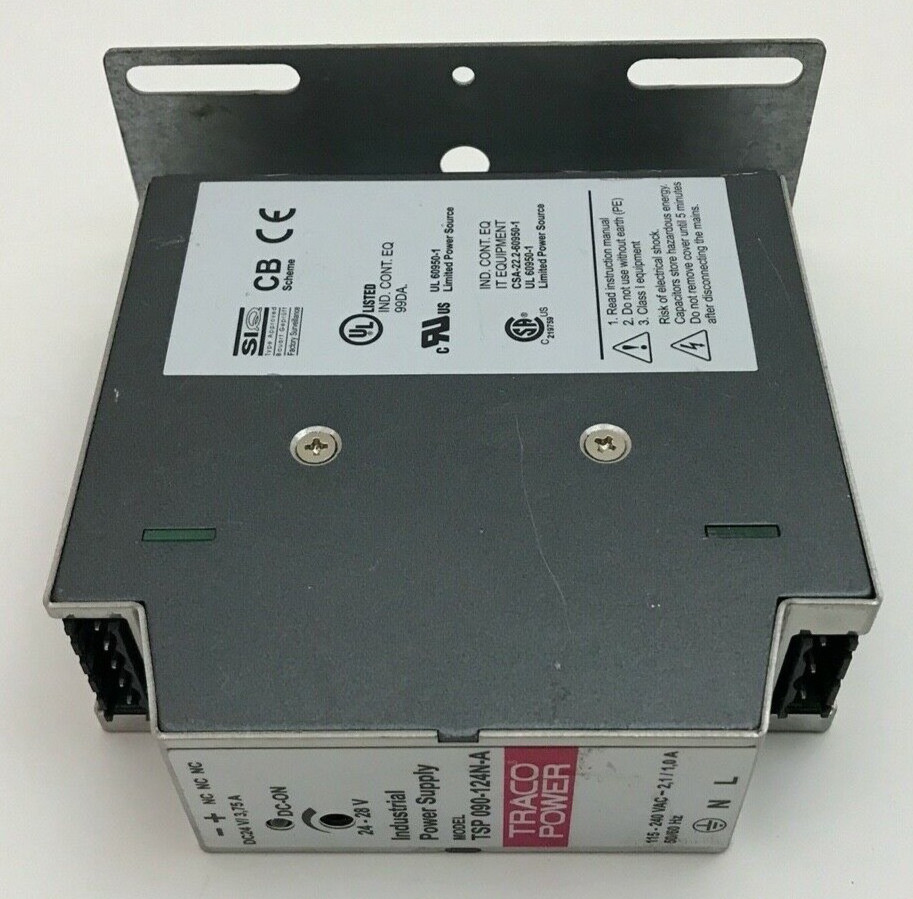 Traco Power TSP 090-124N-A INDUSTRIAL POWER SUPPLY OUTPUT DC 24 3.75 AMPS