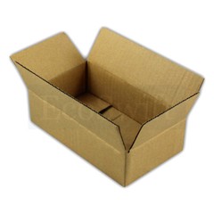 1-Box 7x4x2 EcoSwift Cardboard Packing Moving Shipping Box Corrugated Carton