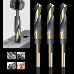 8 PCS HSS Cobalt Silver and Deming Drill Bits Set Large Size 9/16 inch to 1 inch