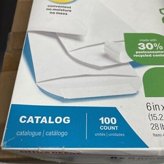 Catalog White Self Sealing Envelopes Mailers Shipping 100 Count 6 X 9 Inches S8