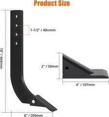 1/5/6/7Pack Box Blade 18” Ripper Shank 3 Hole Box Scraper Shank