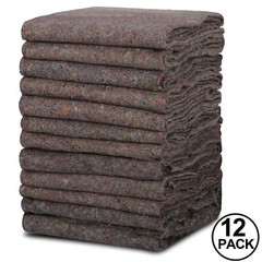 12 Pack Moving Blankets Shipping Furniture Equipment Protection Pads Quilted