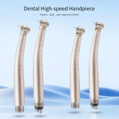 Quiet Dental High Speed Handpiece Push Button Turbine 2Hole/4Hole Ф1.59mm-1.60mm